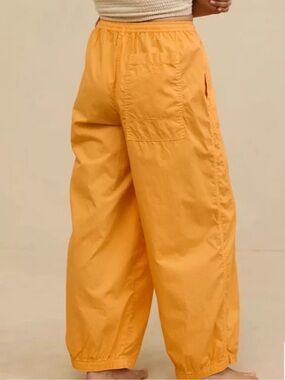 Aerie It’s Poplin Beach Pants Orange Medium